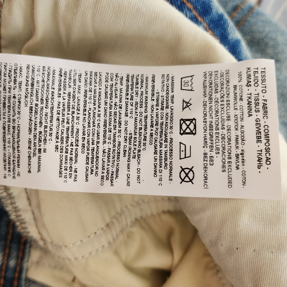 SOLD!!!¡ $120 Armani Exchange AX Men's Blue Jeans 34X34 Icon Casual Slim Fit - Picture 8 of 9